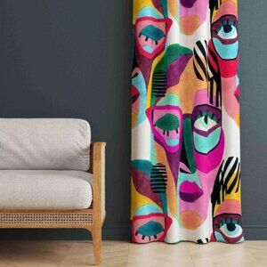 Colorful Funky Pop Art Curtains